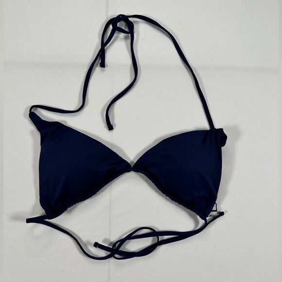 NWT Women’s Two Swimsuit Tops - Blue - 1 Bikini/ 1 Tankini - Size Large & XL - Picture 2 of 8